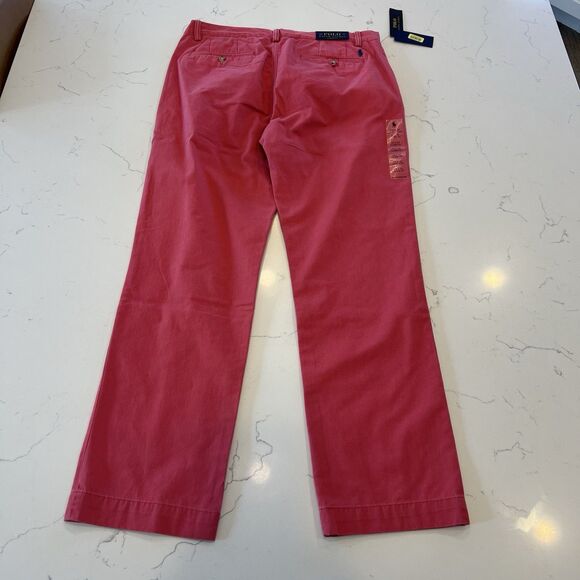 NWT Polo Ralph Lauren Classic Chino Pant 33x32 Salmon Preppy Classic Timeless - Picture 10 of 11